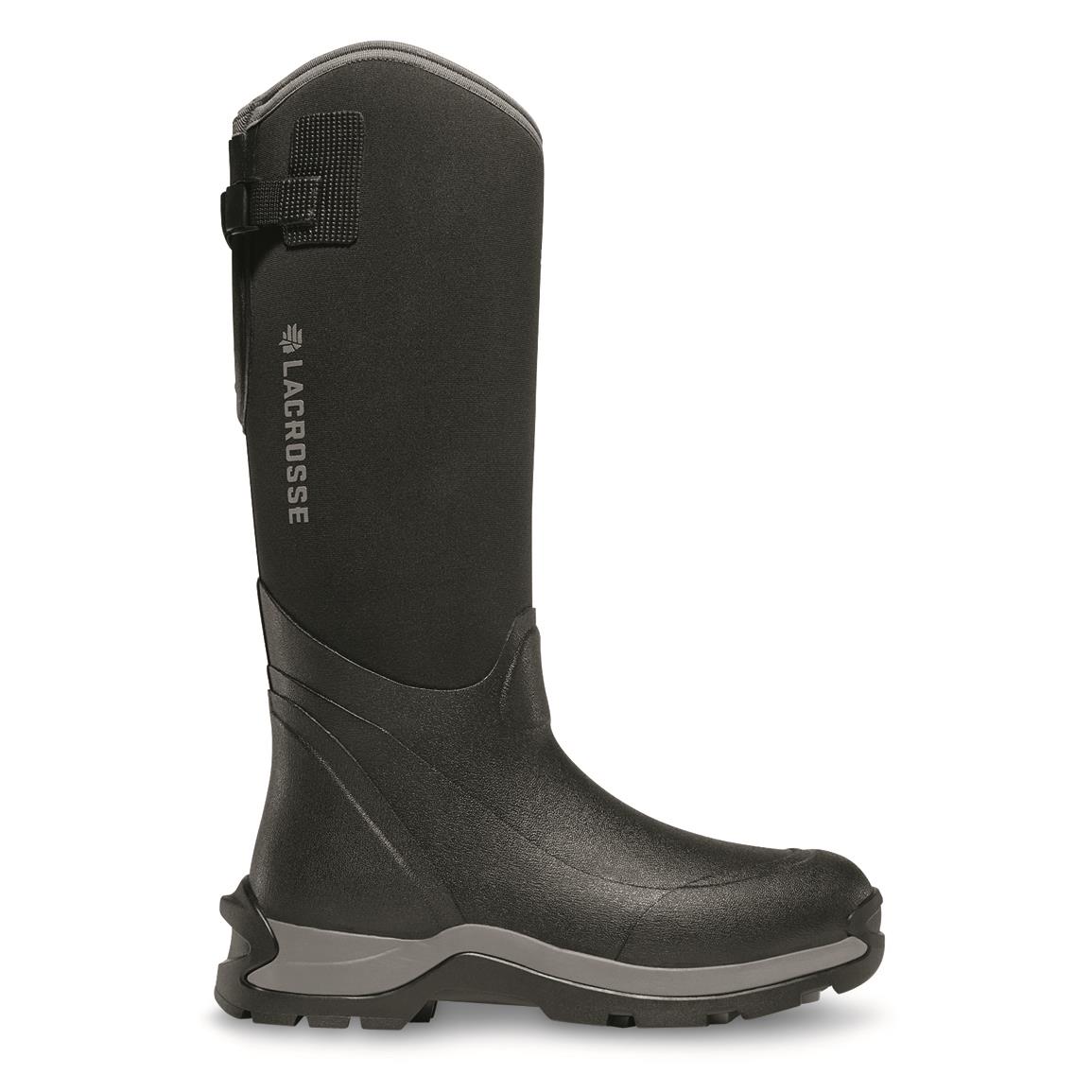 LaCrosse Alpha Thermal 16" Men's Composite Toe Rubber Boots, Black