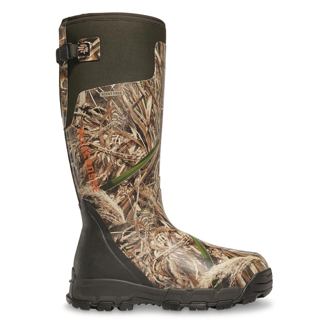 LaCrosse 18" Alphaburly Pro Men's Insulated Camo Hunting Boots, 800 Gram, Realtree Max-5, Realtree MAX-5®