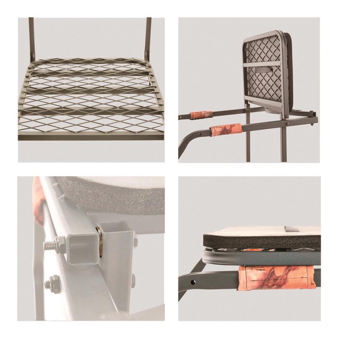 Guide Gear 18 ft Archers Ladder Tree Stand Adjustable Support Bar Durable Steel eBay