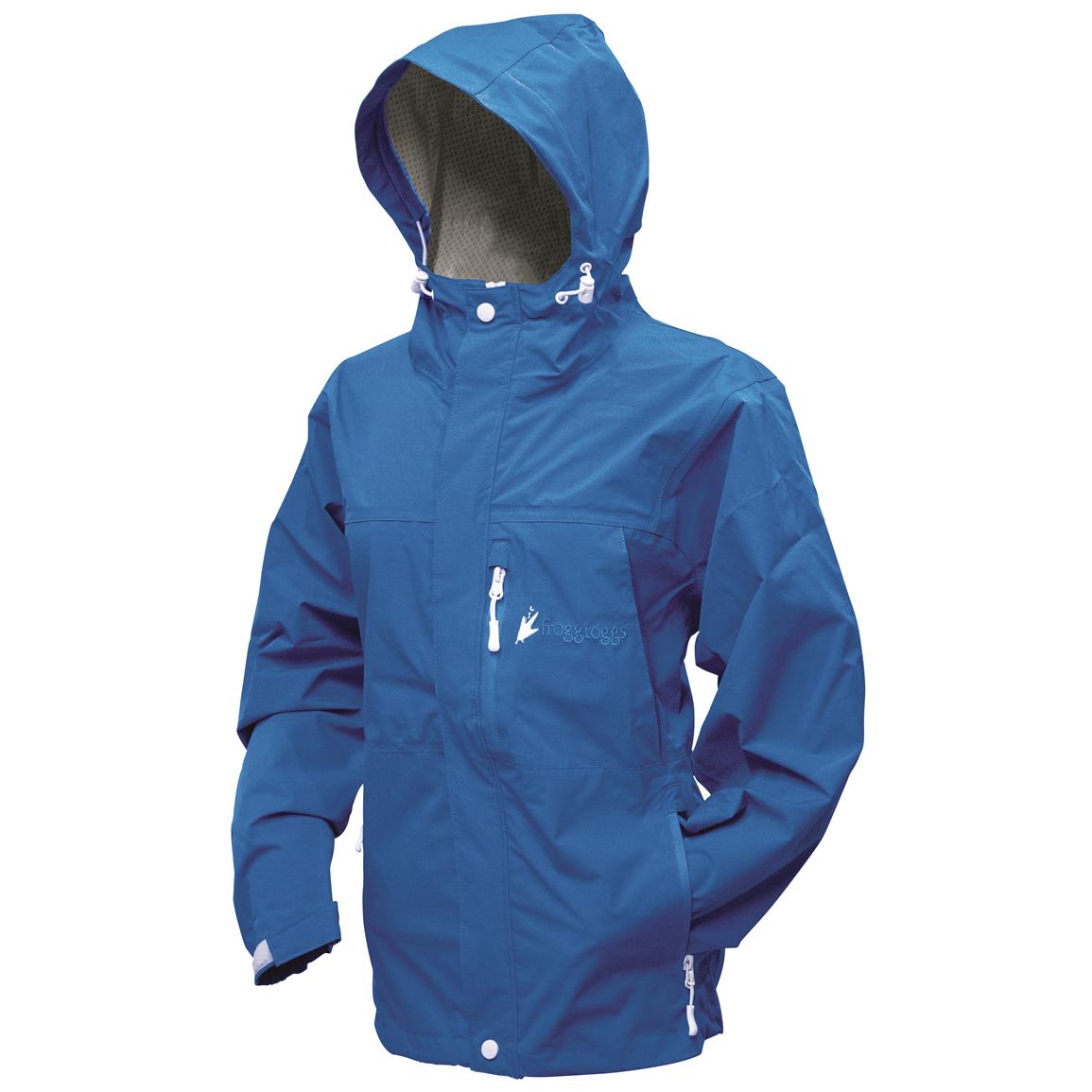 frogg toggs Women's Waterproof Java Toadz 2.5 Jacket, Electric Blue