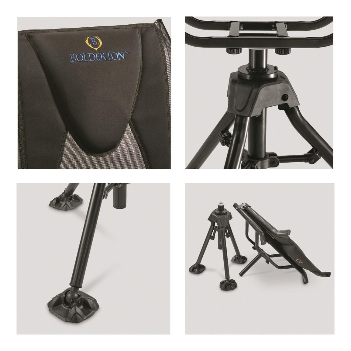 Bolderton 360 Comfort Swivel Hunting Blind Chair with Armrests 697303