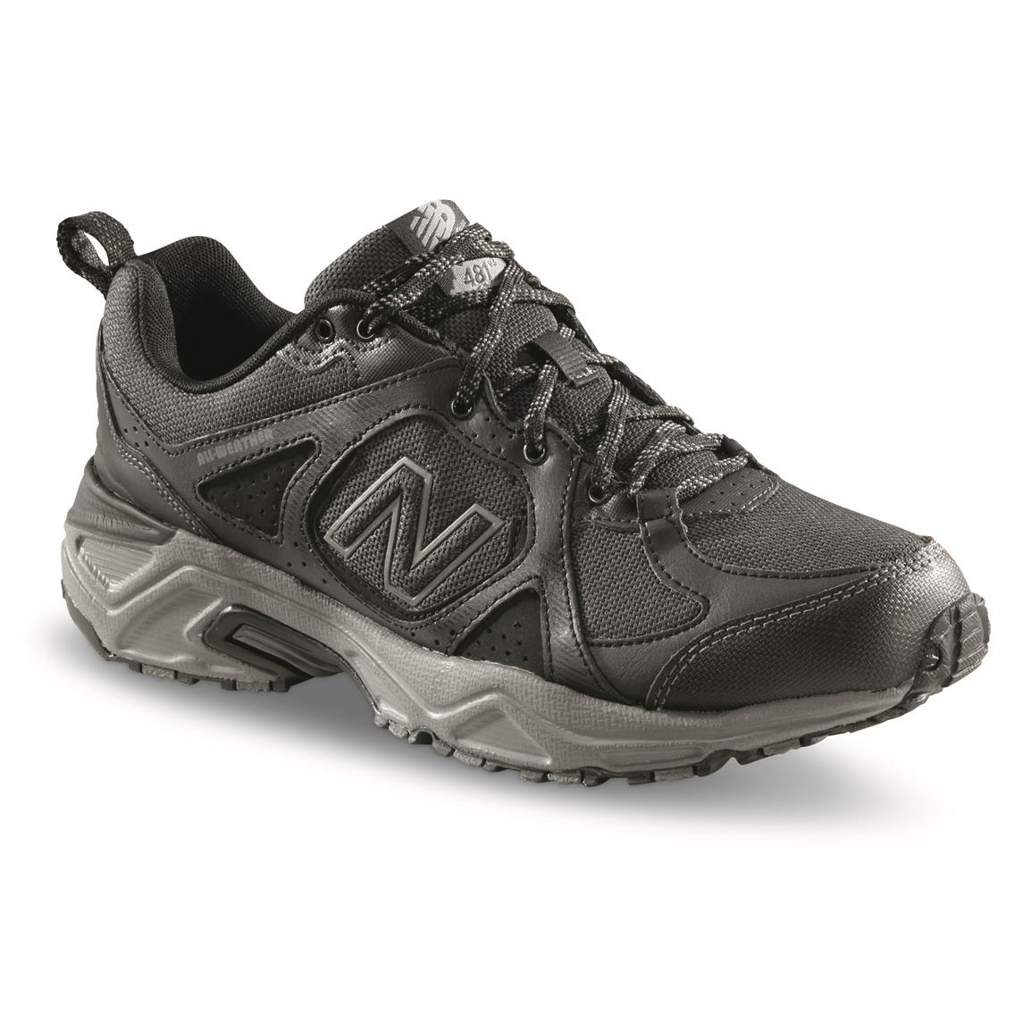 New Balance Men's 481v3 Water Resistant Trail Shoes, Black