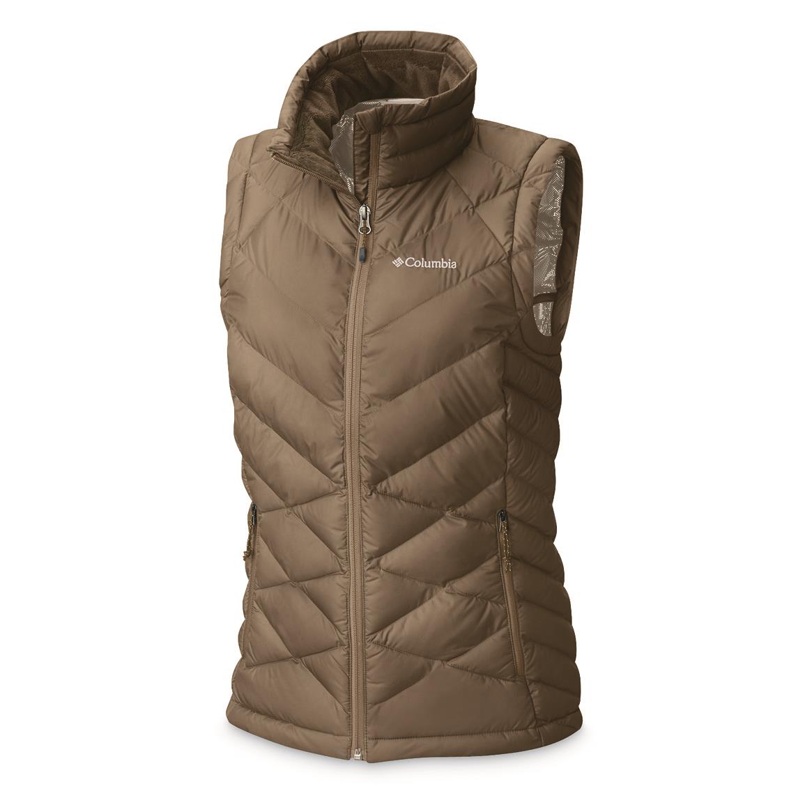 brown columbia vest