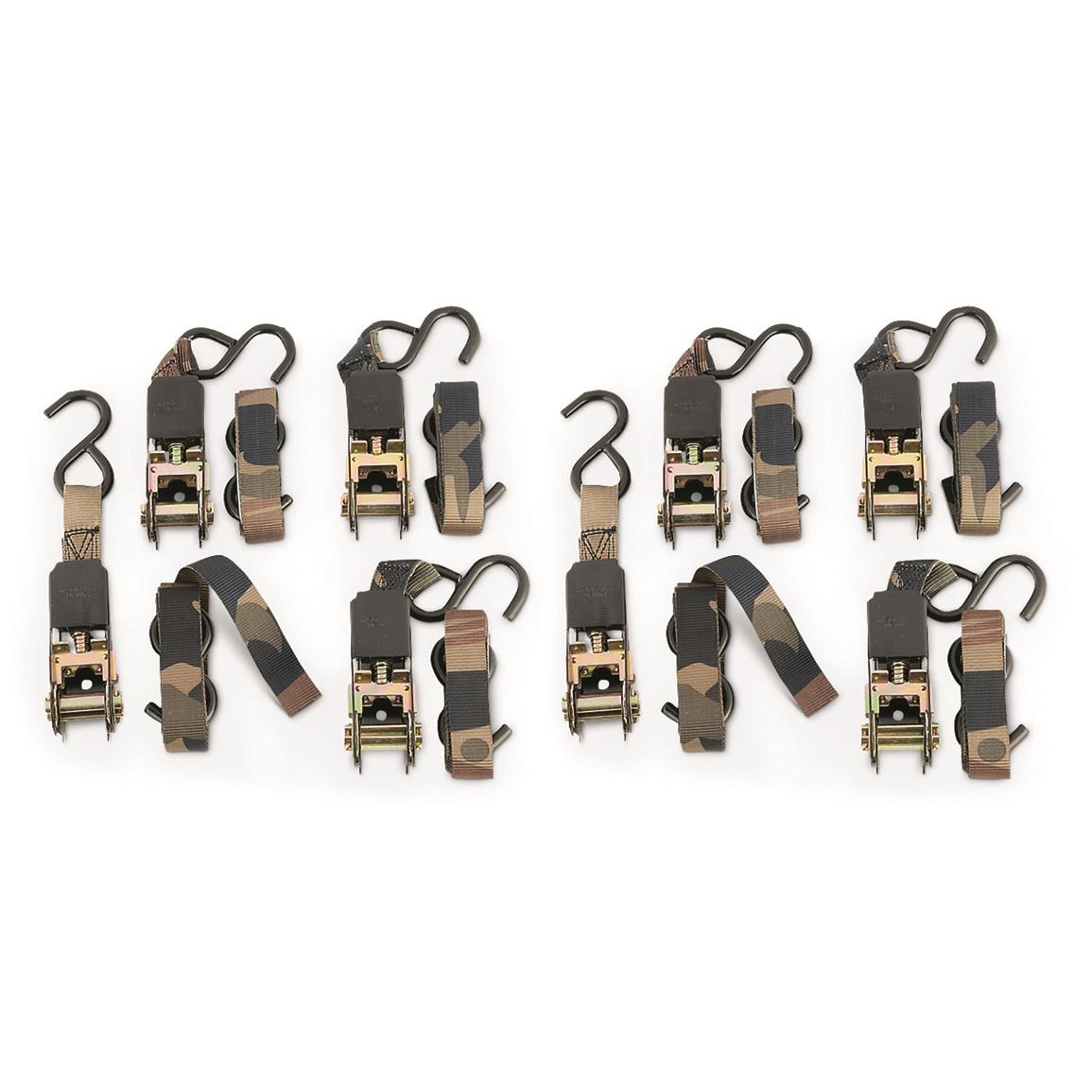 Guide Gear 8' Ratchet Straps, 8 Pack