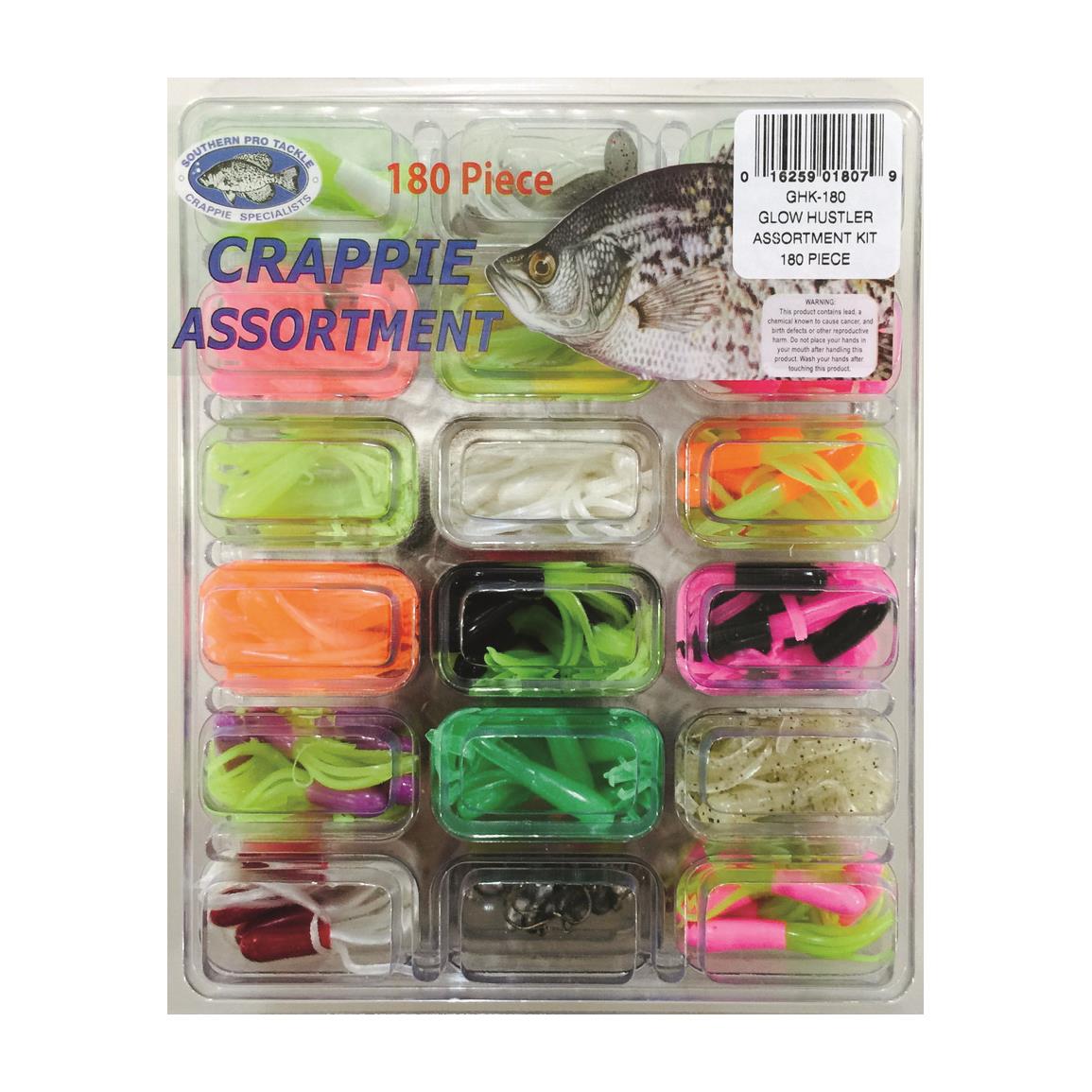 Lit/'l Hustler 1.5/" Crappie Tubes Various Colors 10 Tubes Per Package