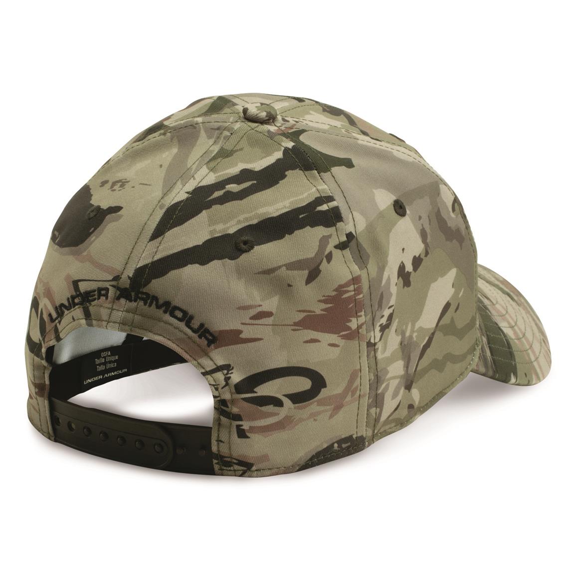 under armour black camo hat