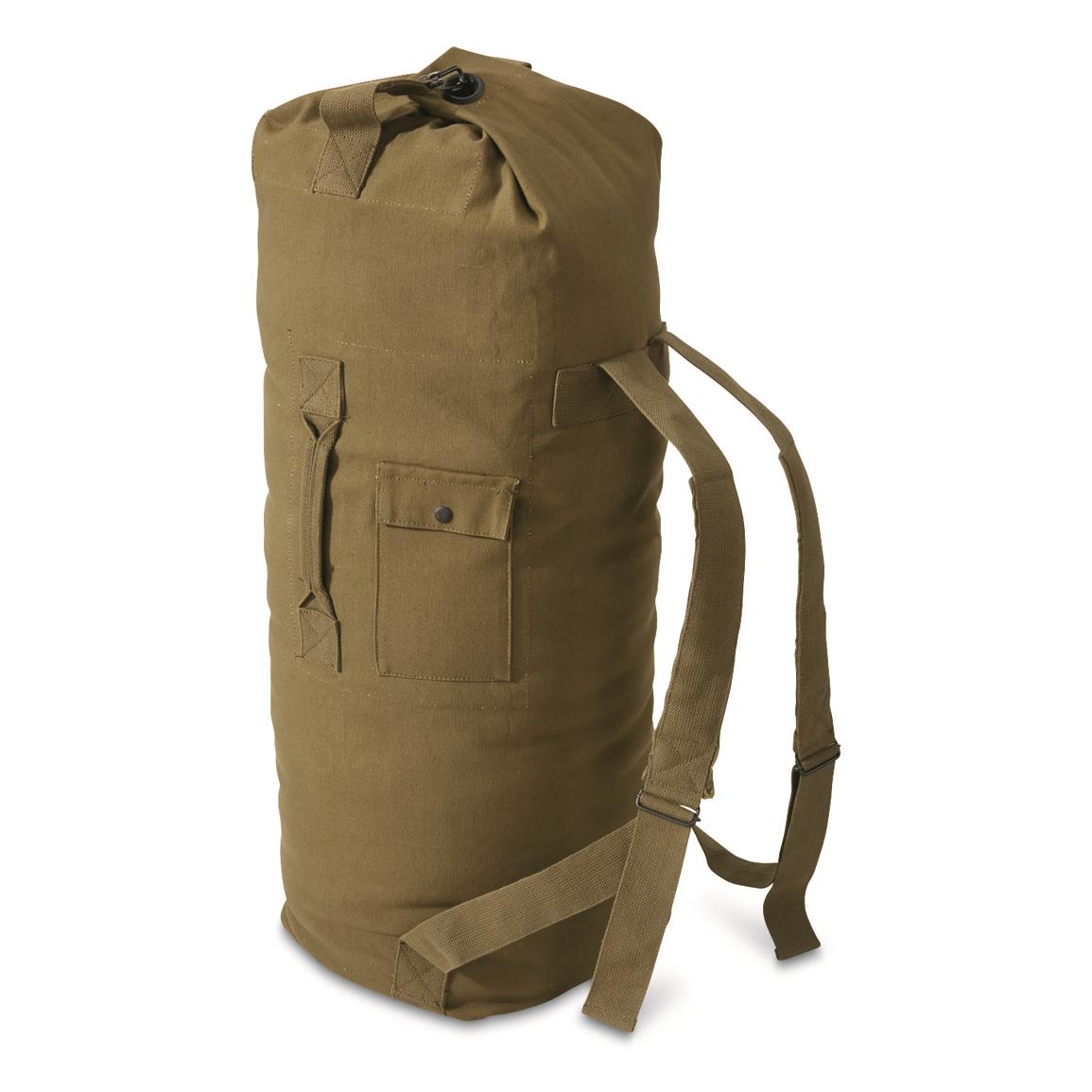 U.S. Military Style Canvas 40&quot; Duffel Bag, New - 698695, Military & Camo Duffle Bags at ...
