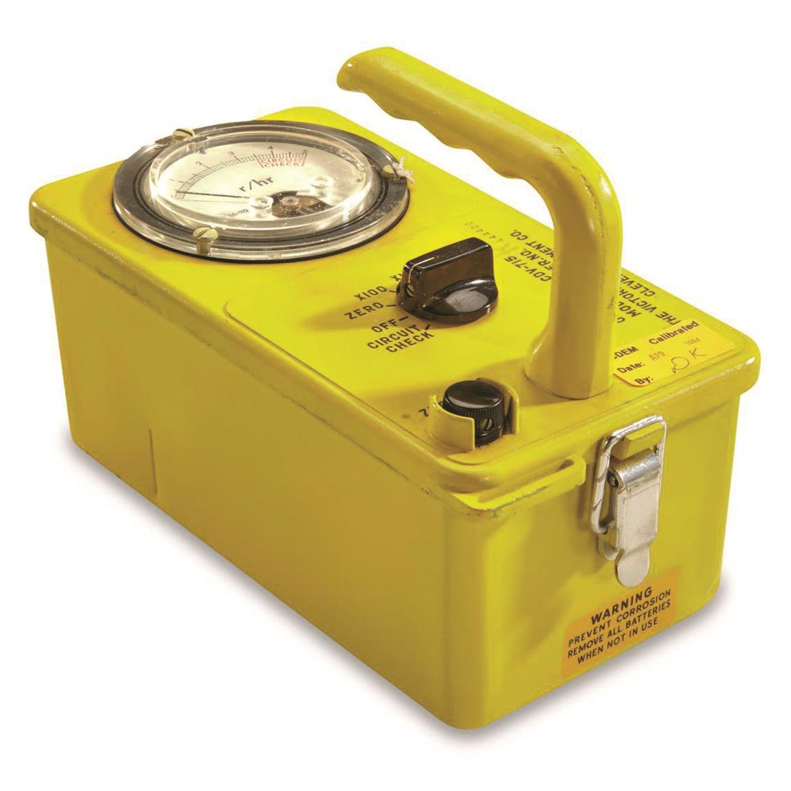 U.S. Military Surplus Portable Radiation Detector, Used