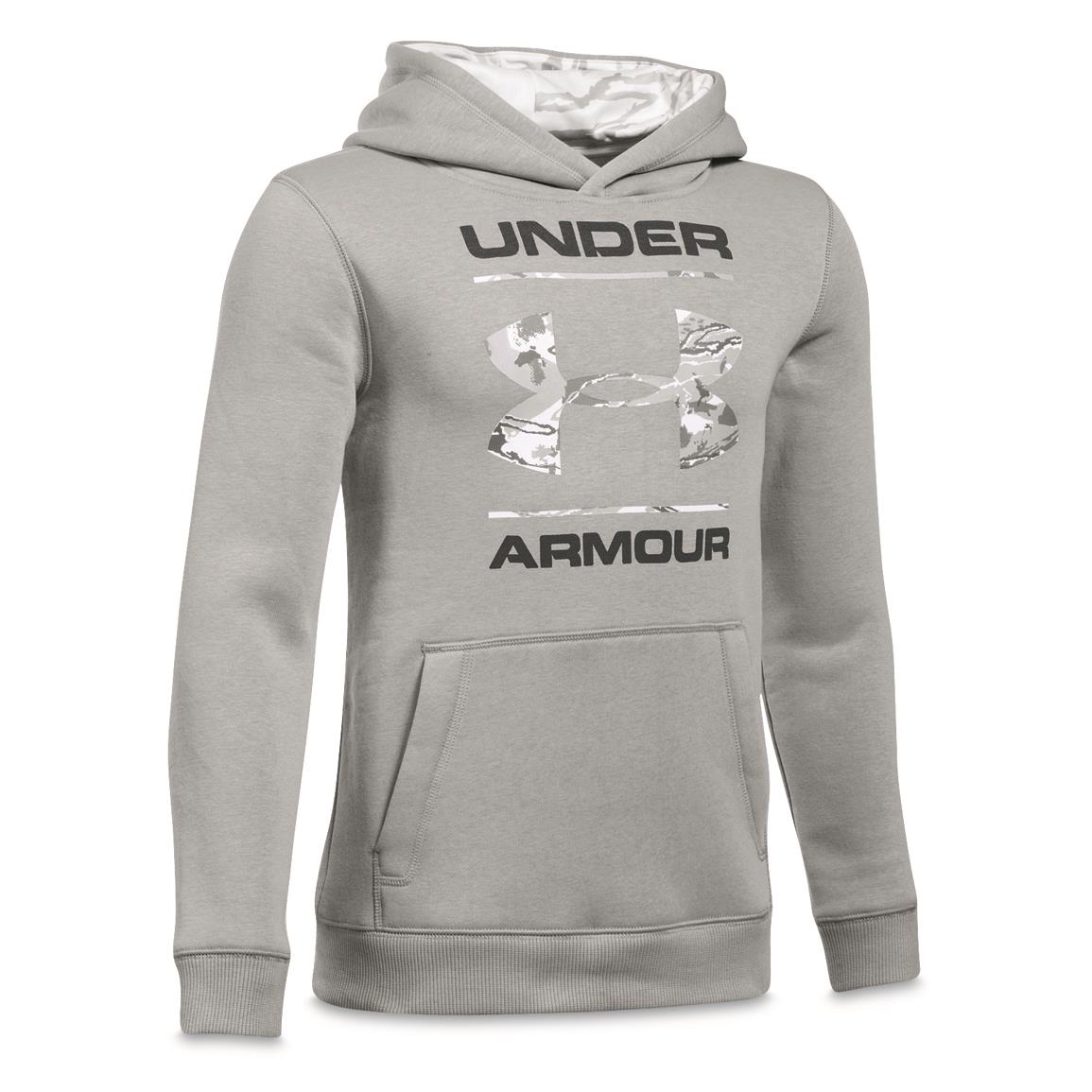 kids under armour camo hoodie