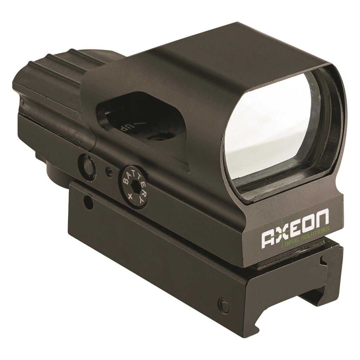 Axeon 2-RS Multi Reticle, Hooded Reflex Sight