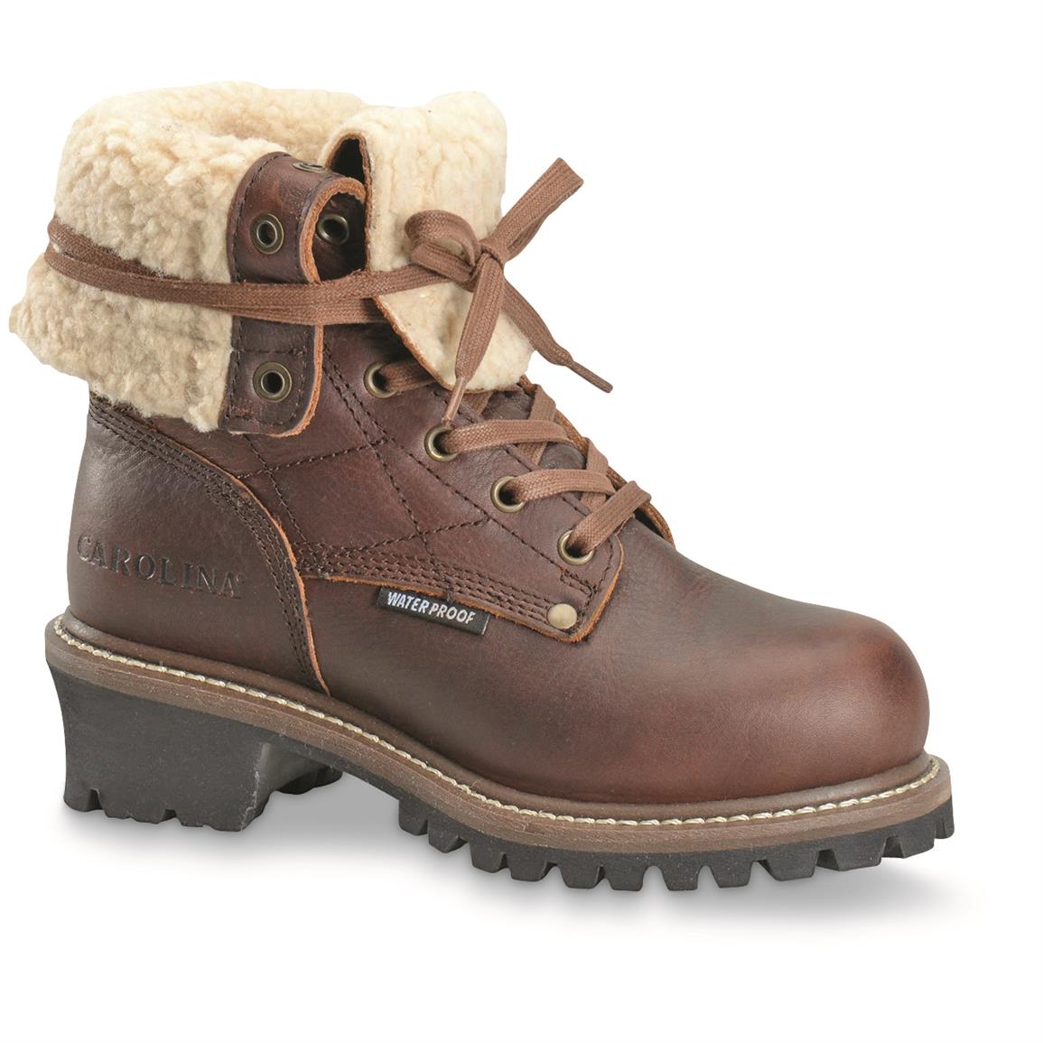 Fold Over Logger Boots 