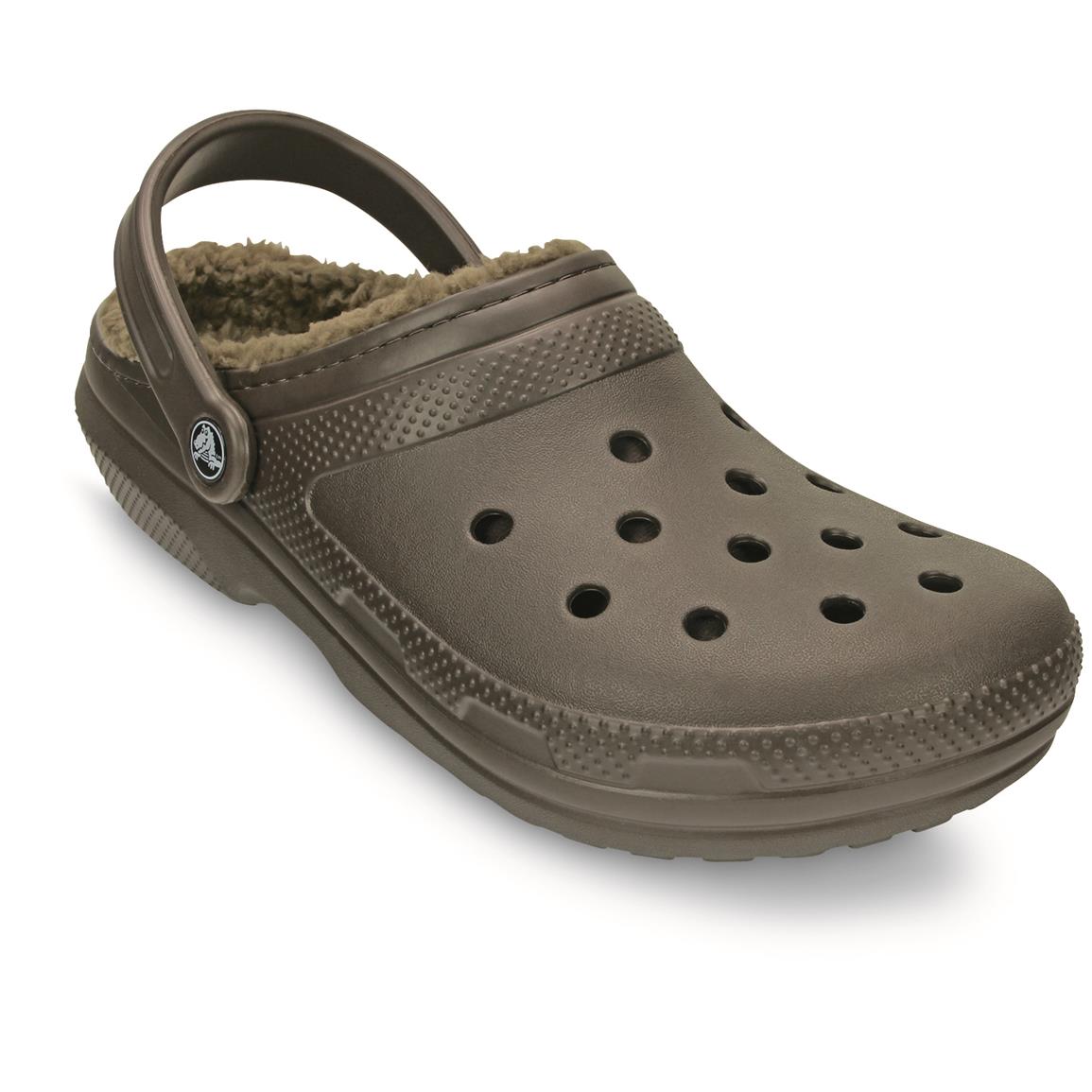 Crocs Unisex Classic Fuzz Lined Clogs - 699535, Casual Shoes at ...