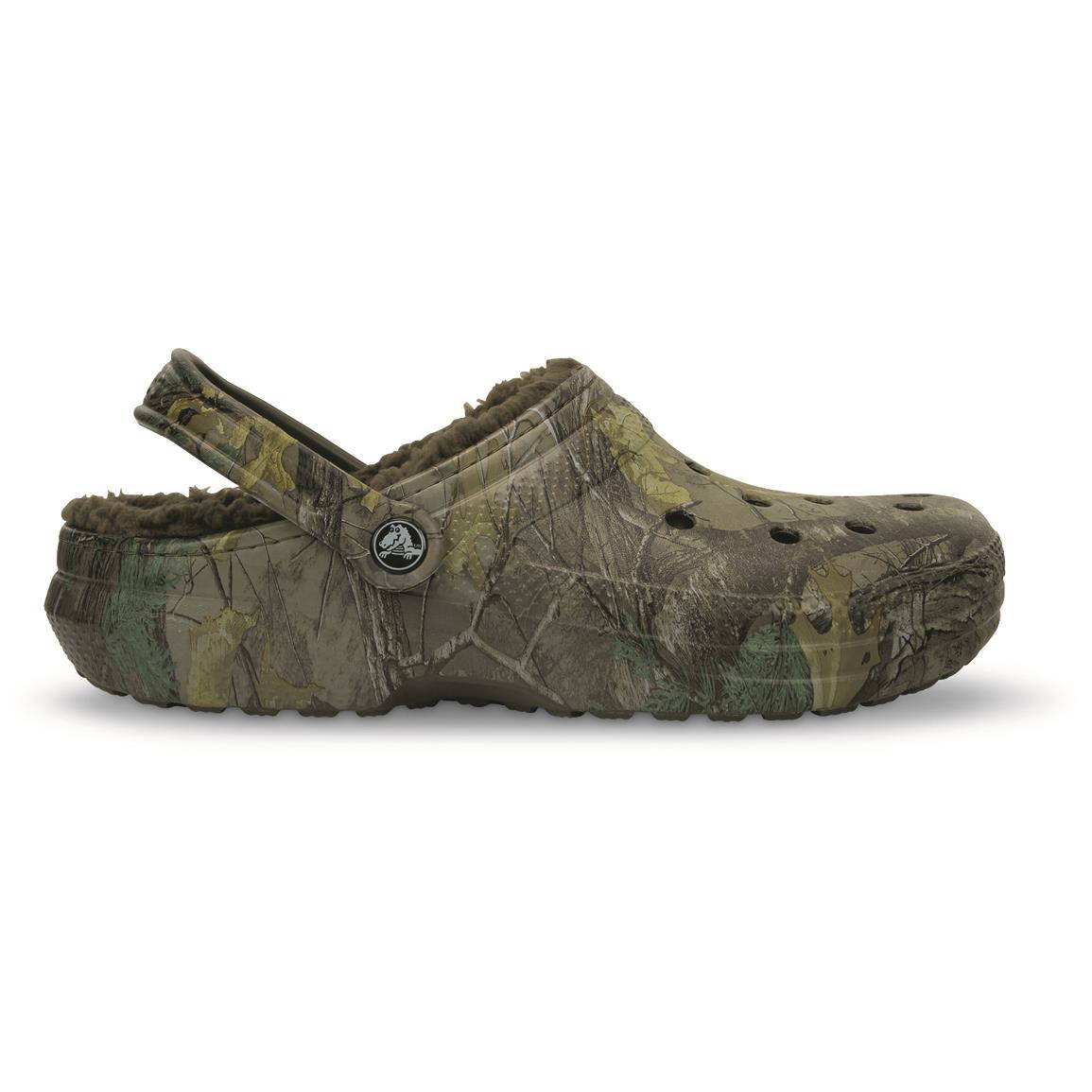 Crocs Unisex Classic Realtree Xtra Fuzz Lined Clogs - 699539, Casual ...