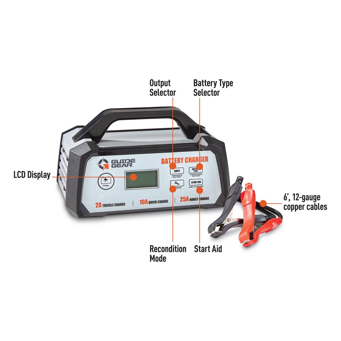 Car Battery Jump Start Charger Battery Reconditioning 