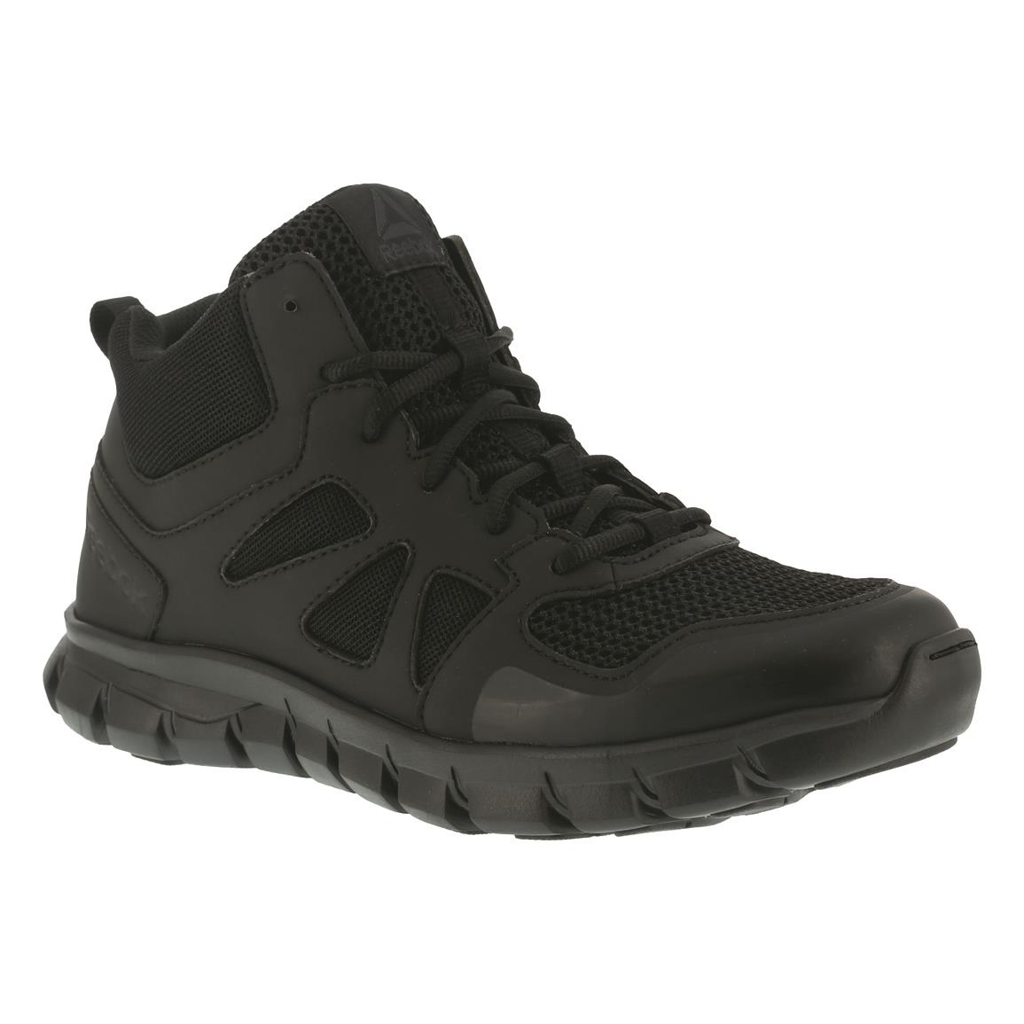 Reebok Sublite Cushion Men's 4" Tactical Boots, Black