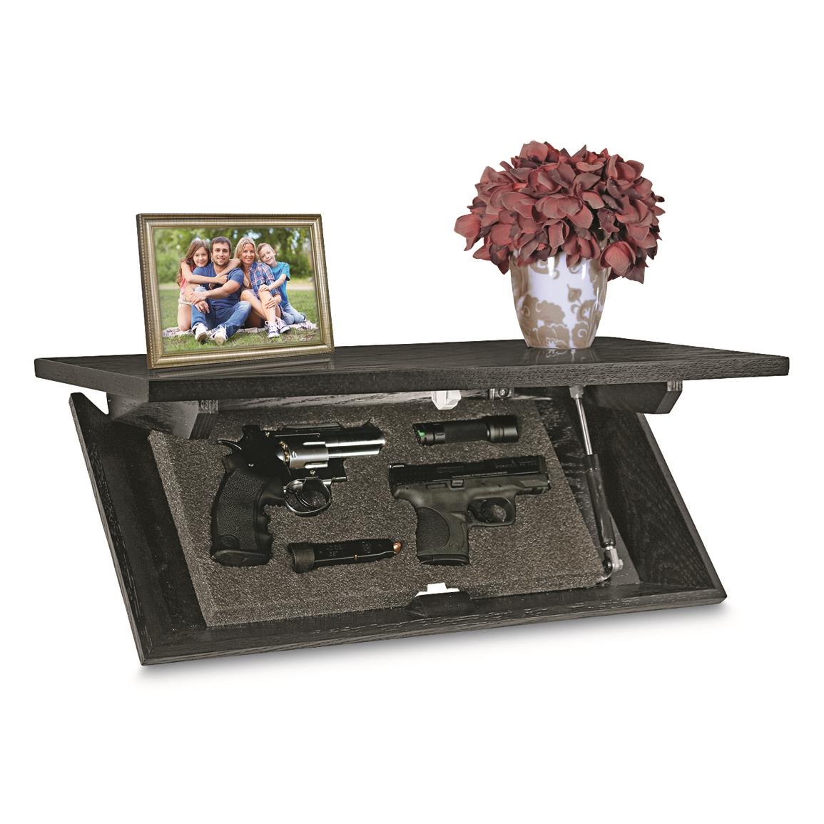 Drop-down concealment compartment can be customized to your needs
