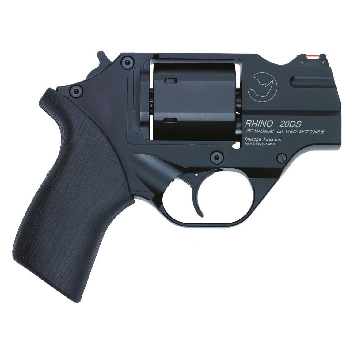 Chiappa White Rhino 200 Ds Revolver 9mm 2 Barrel 6 Rounds 702185 Revolver At Sportsmans 0480