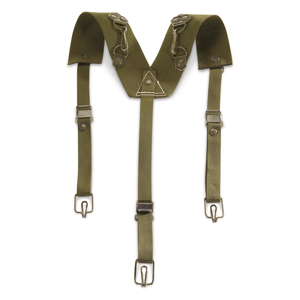 Czech Military Surplus Suspenders, Used - 702255, Military Belts ...