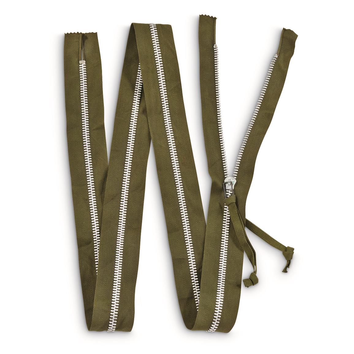 U.S. Military Surplus 67&quot; Replacement Zipper for Sleeping Bag, New - 702471, Camo Sleeping Bags ...
