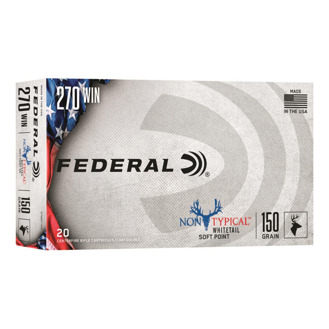 Federal Non-Typical, .270 Winchester, SP, 150 Grain, 20 Rounds