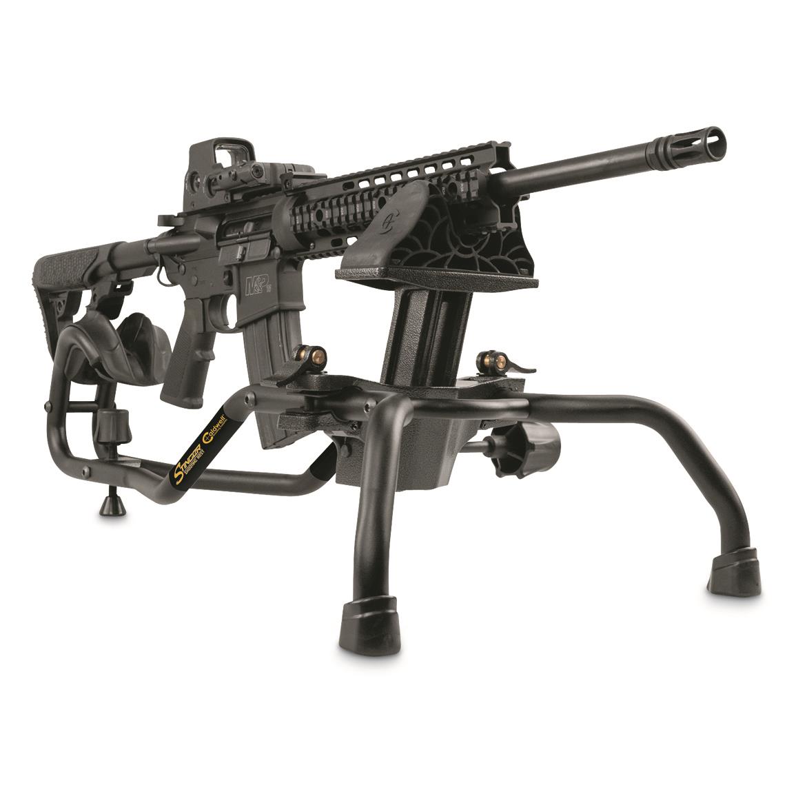 Shooting Rifle Bench Rest Gun Vise Adjustable Sturdy Sighting Gunsmithing Stand 