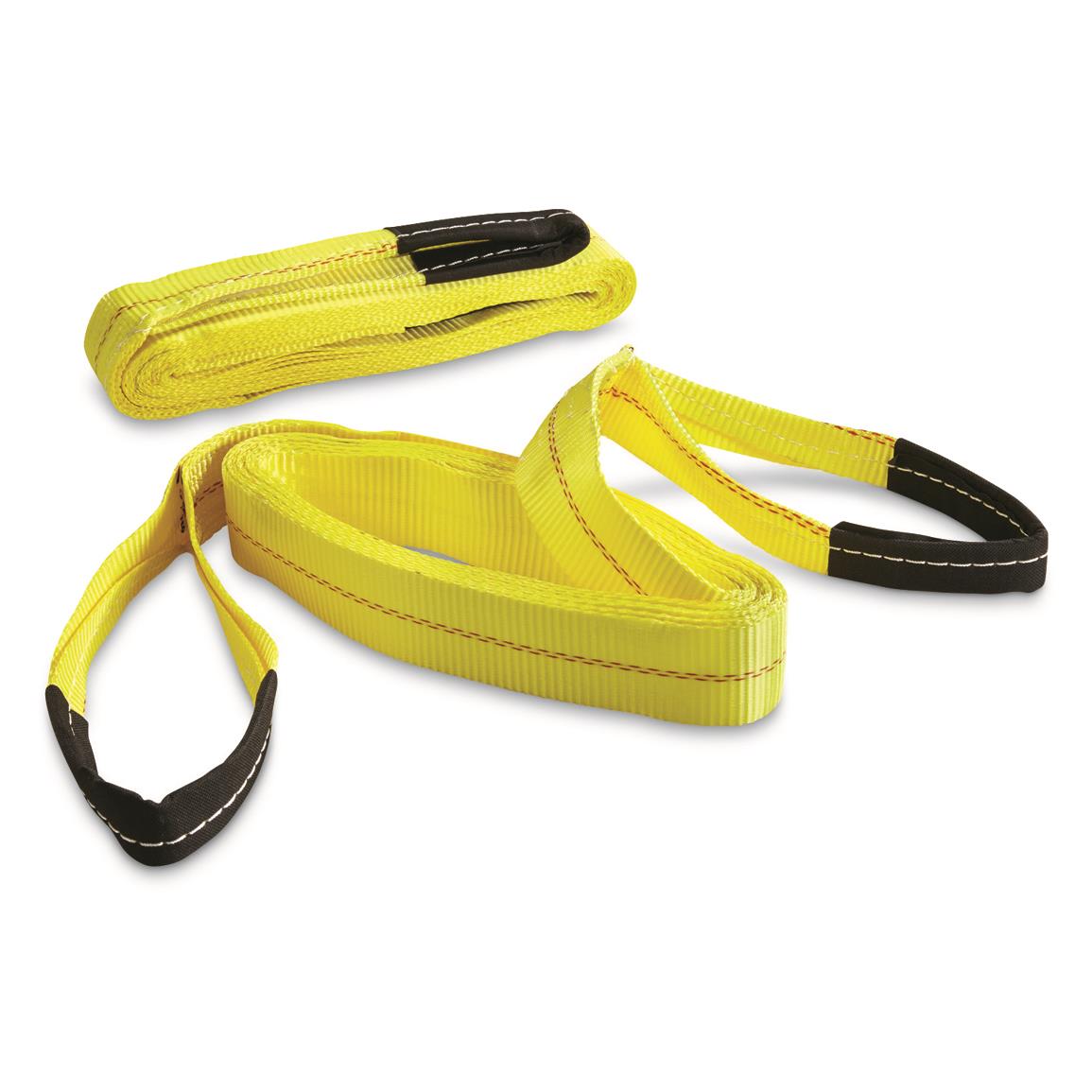 Python 2" x 20' Tow Straps, 2 Pack