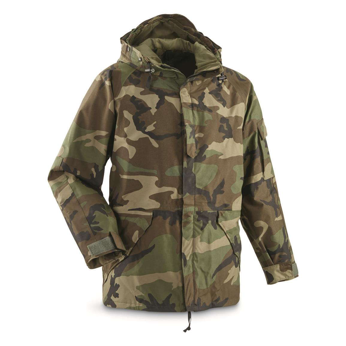 Brooklyn Armed Forces GORE-TEX Parka - 703207, Camo Rain Gear