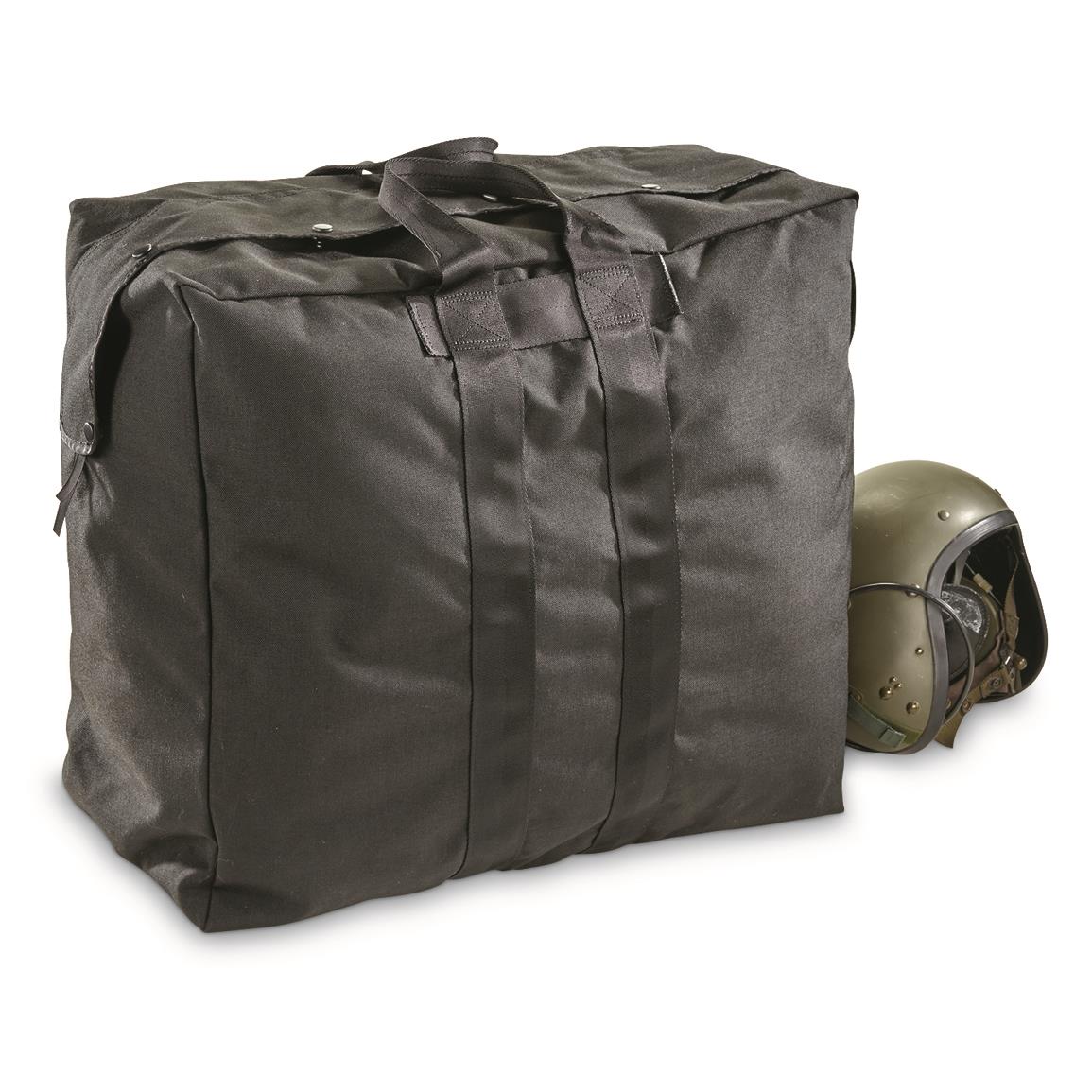 U.S. Military Surplus Flyer Kit Bag, New, Black