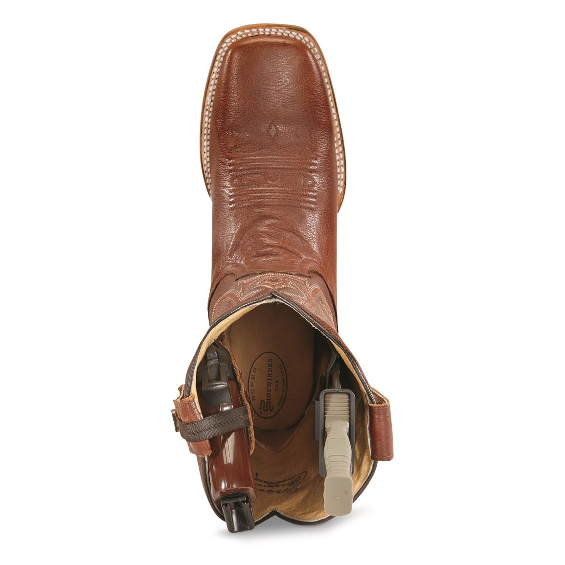 roper sidewinder concealed carry boots