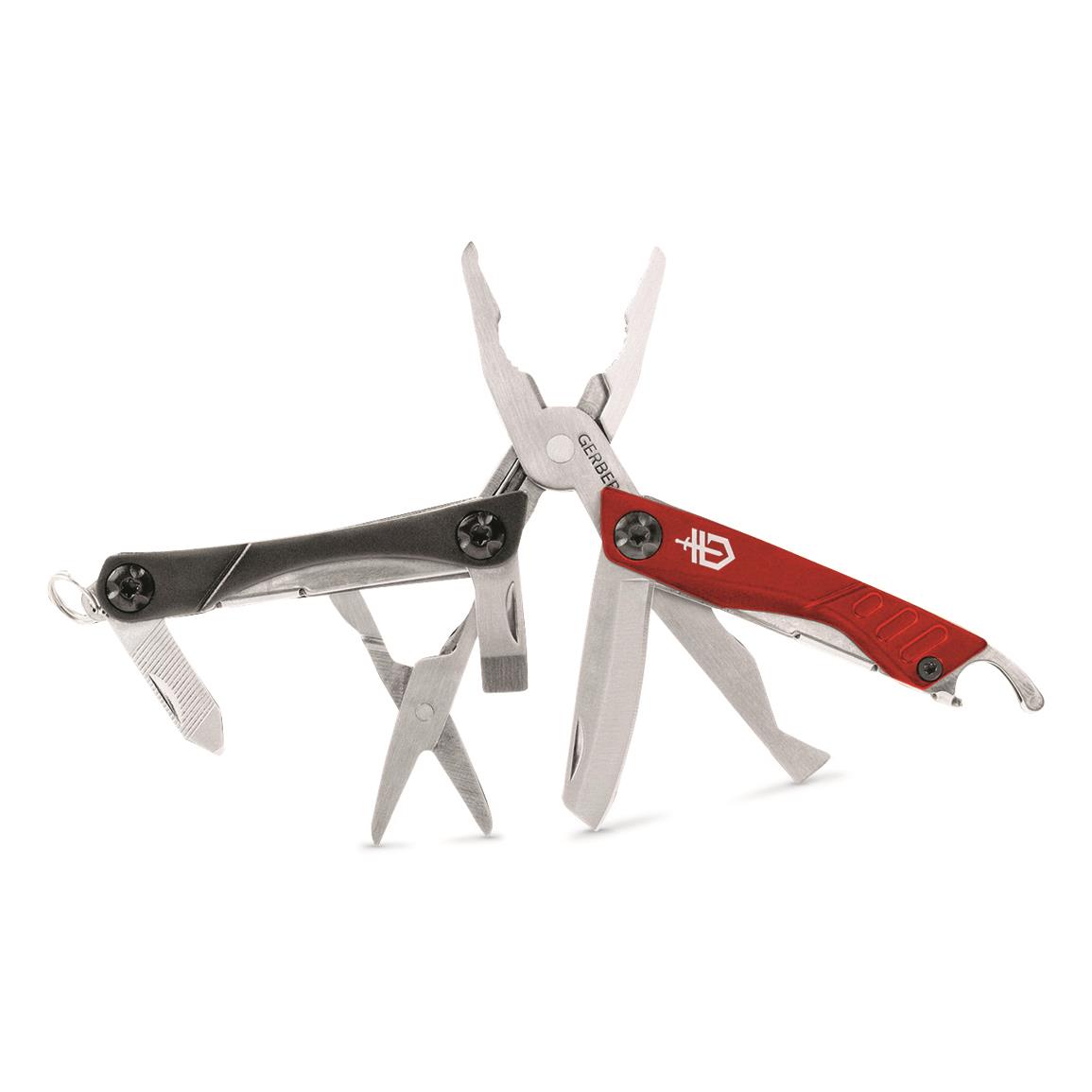 Spring loaded needle nose pliers , Red