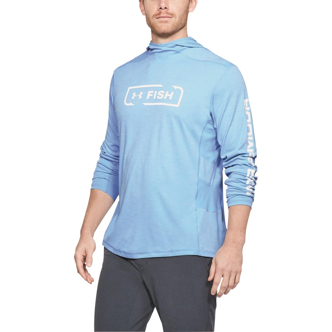 under armour hooded fishing shirt