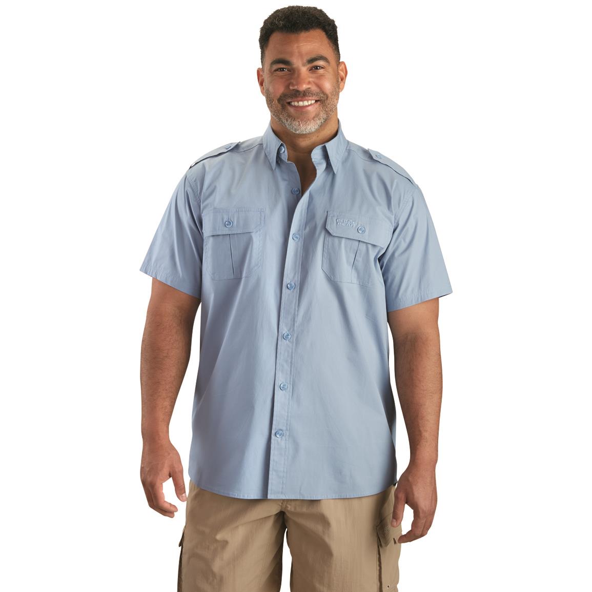 Guide Gear Men's Outback Shirt, Blue