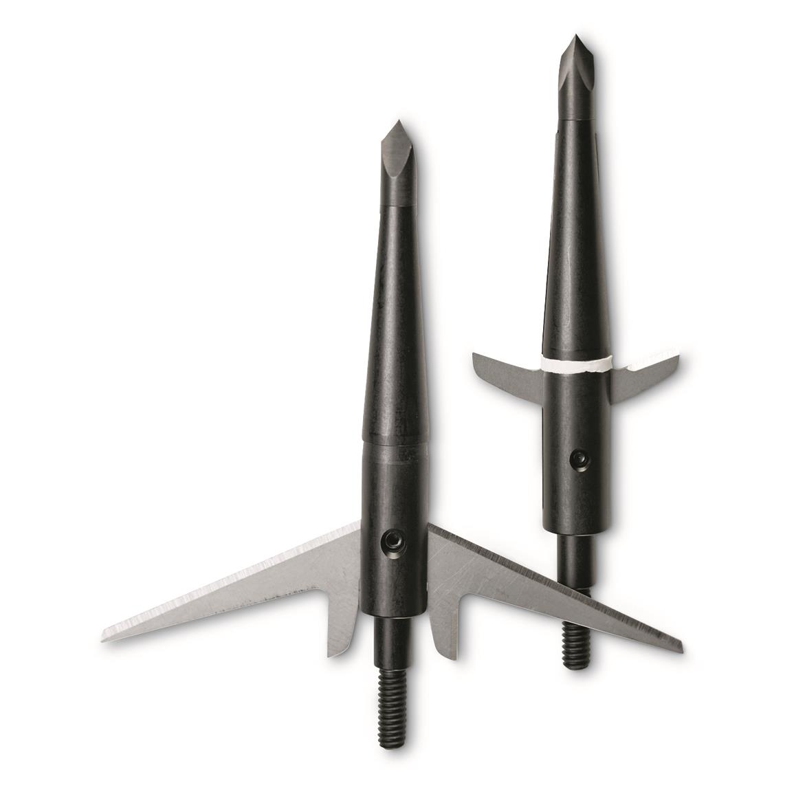 Swhacker 2 Blade Expandable Crossbow Broadheads, 150 Grain, 3&quot; Cut, 3 Pack