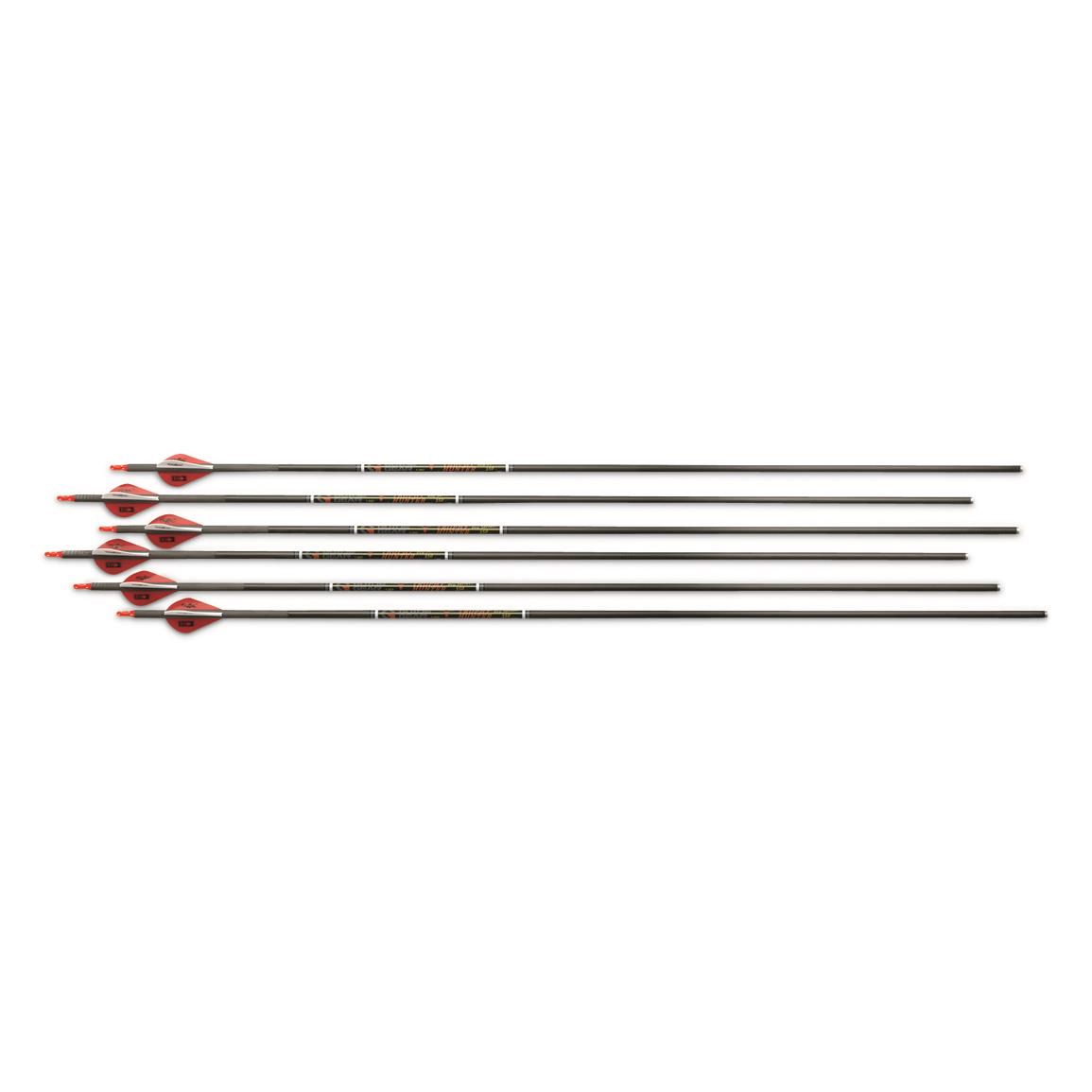 CenterPoint Carbon Crossbow Arrows, 400 Grain, 20 Inch, 6 Pack - 699715 ...