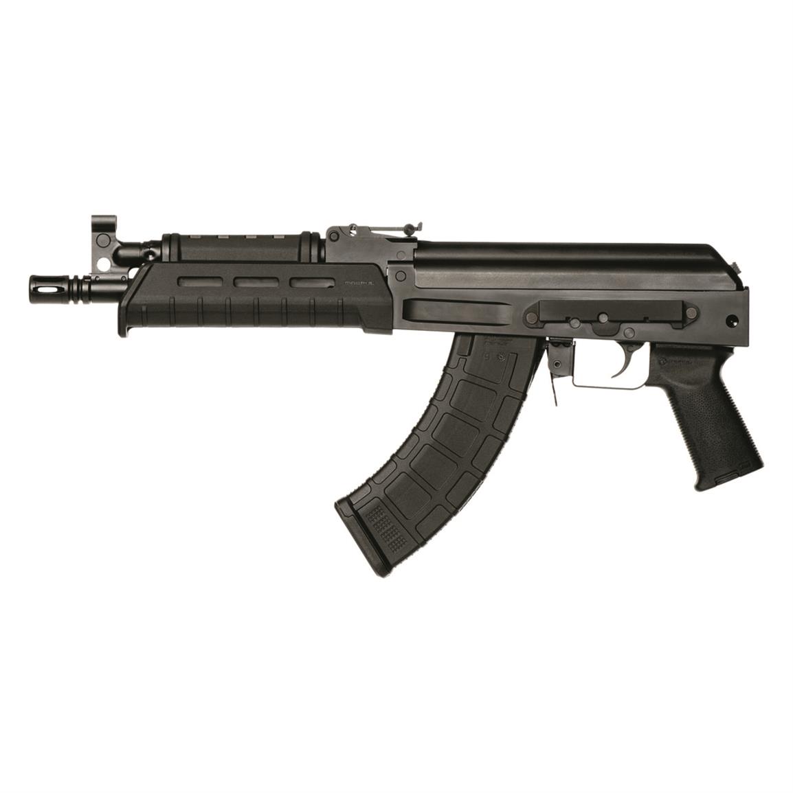 Century Arms C39v2 Pistol, Semi-automatic, 7.62x39mm, 10.6" Barrel, Milled, 30+1 Rounds