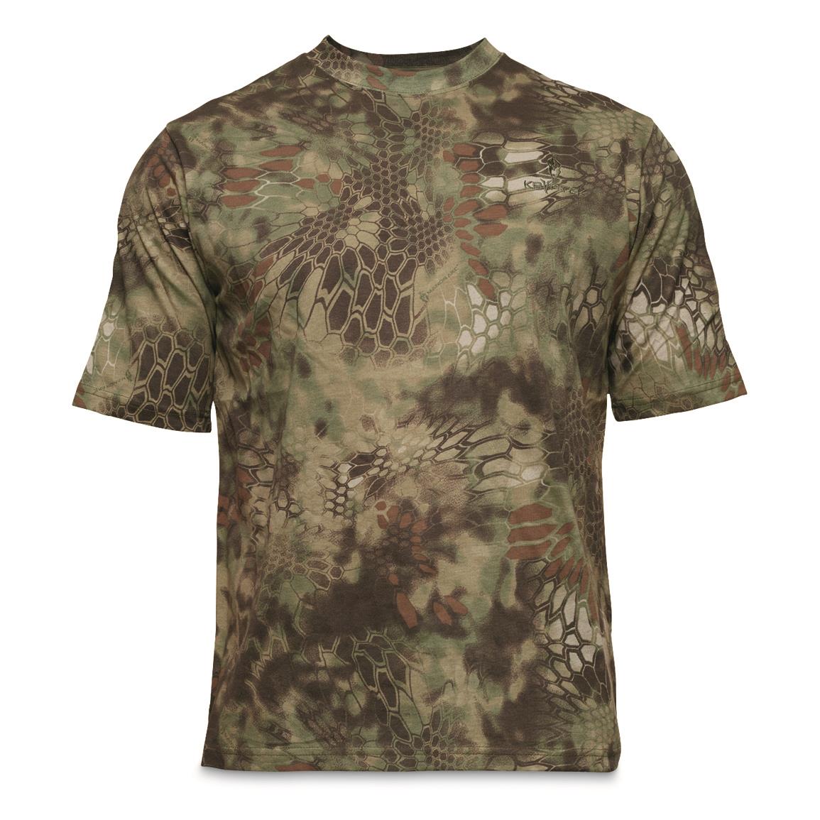Kryptek Men's Stalker Short Sleeve T-Shirt, Kryptek® Mandrake™