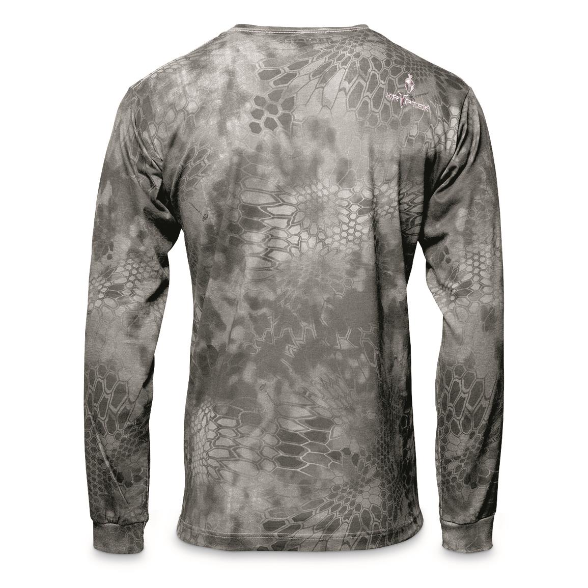 Kryptek Men's Stalker Long Sleeve T-Shirt - 704455, Tactical Clothing ...