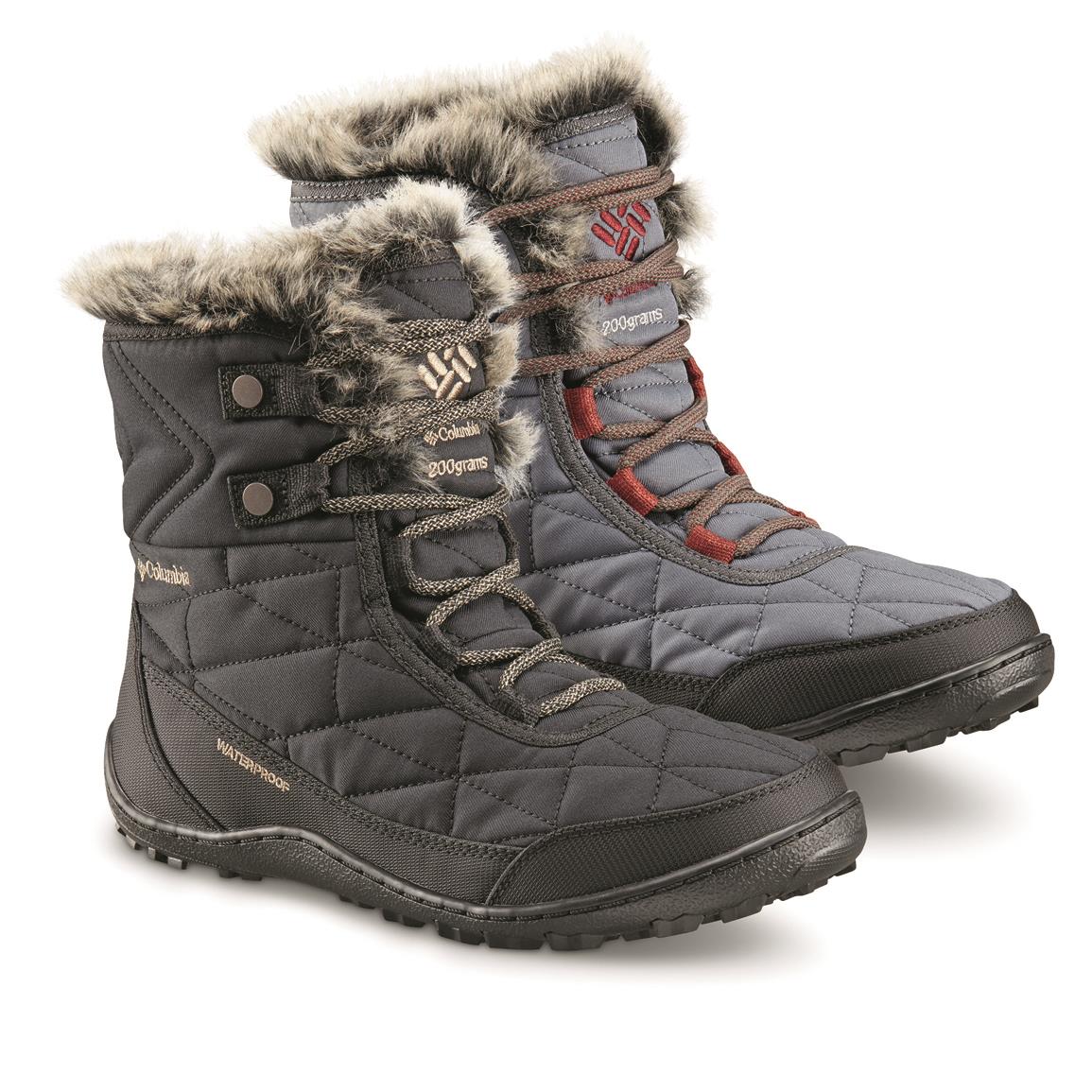 Columbia Women's Minx Shorty III Waterproof Winter Boots, 200 Gram ...