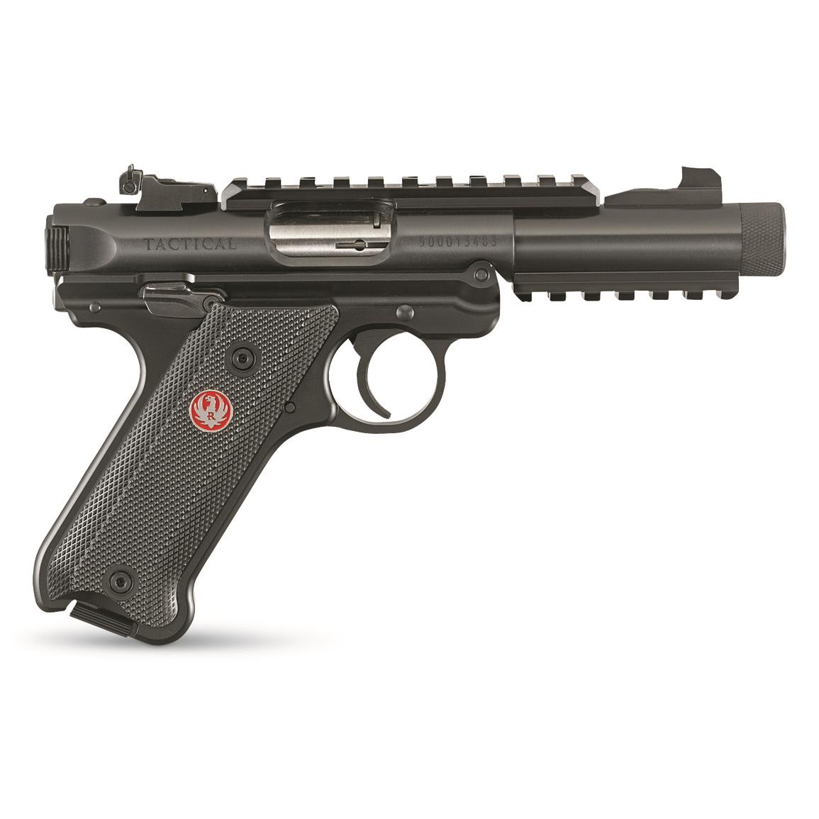 Ruger Mark IV Tactical, Semi-Automatic, .22LR, 4.4" Threaded Barrel, 10+1 Rounds