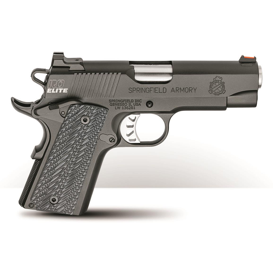Springfield 1911 Range Officer Elite Compact, Semi-Automatic, 9mm, 4" Barrel, 8+1 Rounds