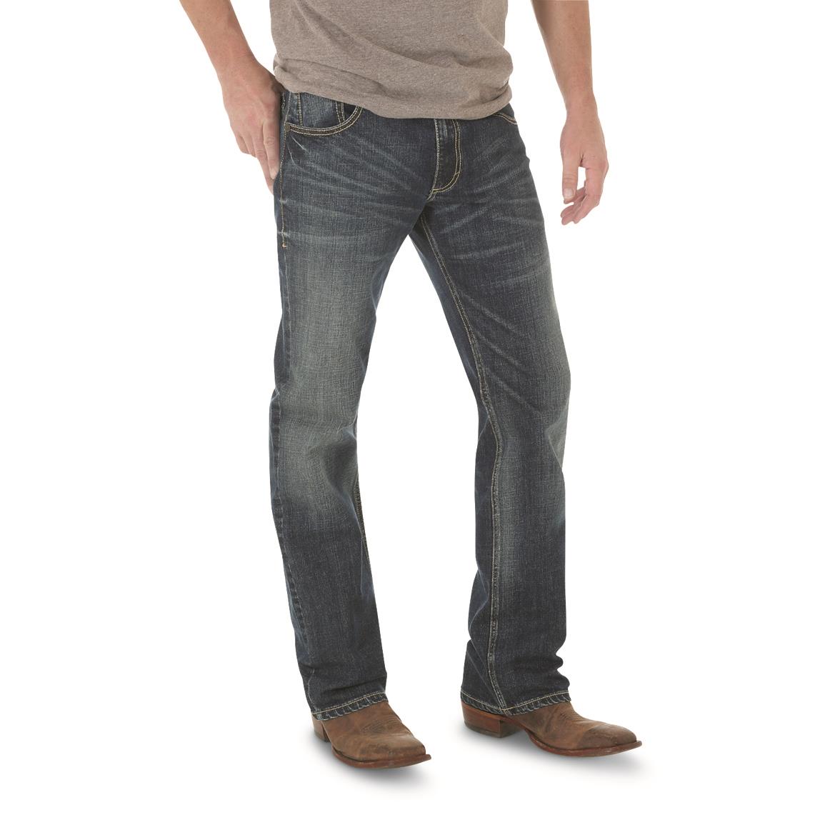 slim straight bootcut jeans