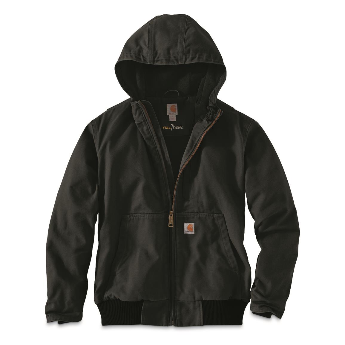 Carhartt Men's Washed Duck Sherpa-lined Coat - 716944, Jackets, Coats ...