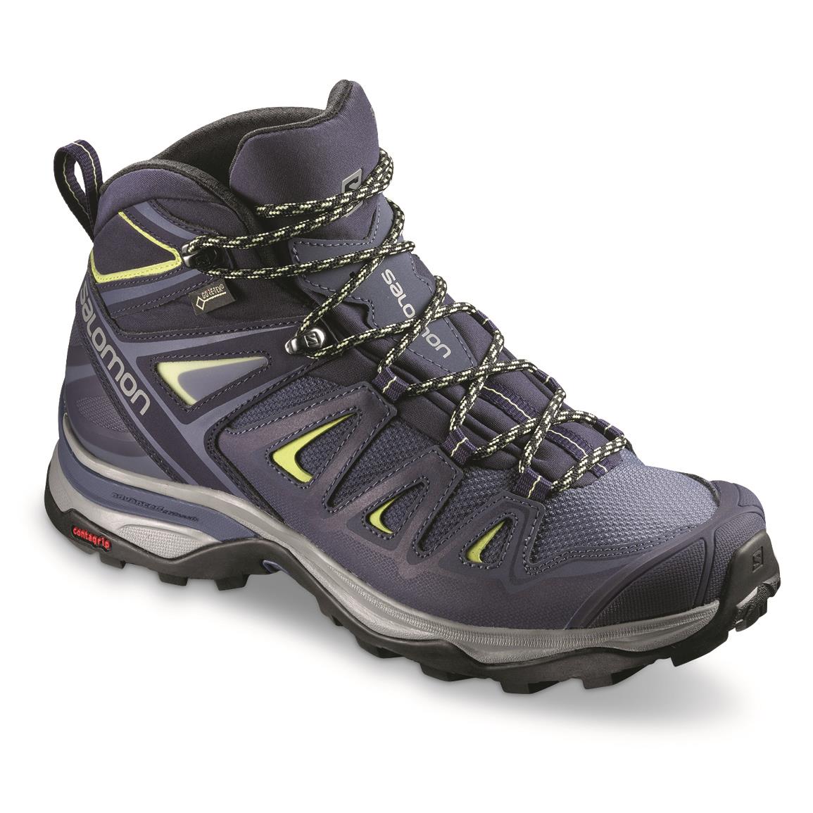 salomon men's x ultra 3 mid gtx waterproof hiking boots