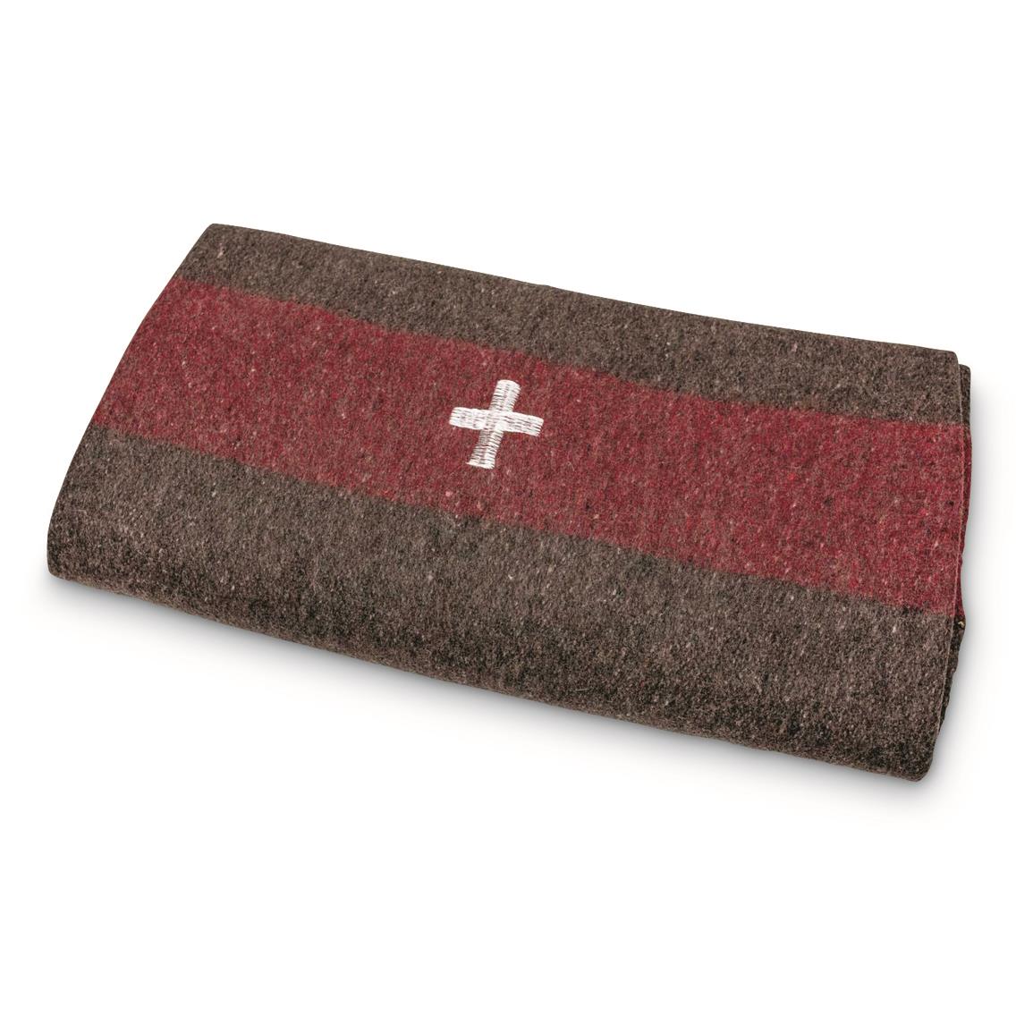 Swiss Link Classic Wool Blanket, Reproduction, Swiss