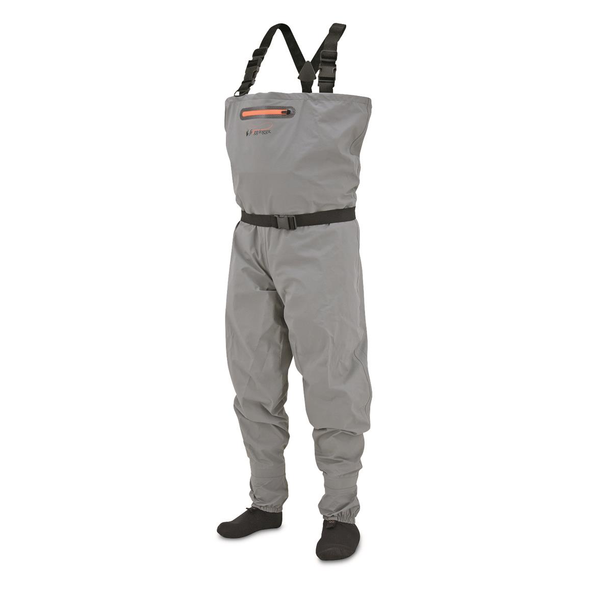 frogg toggs Canyon II Breathable Stockingfoot Chest Waders, Gray