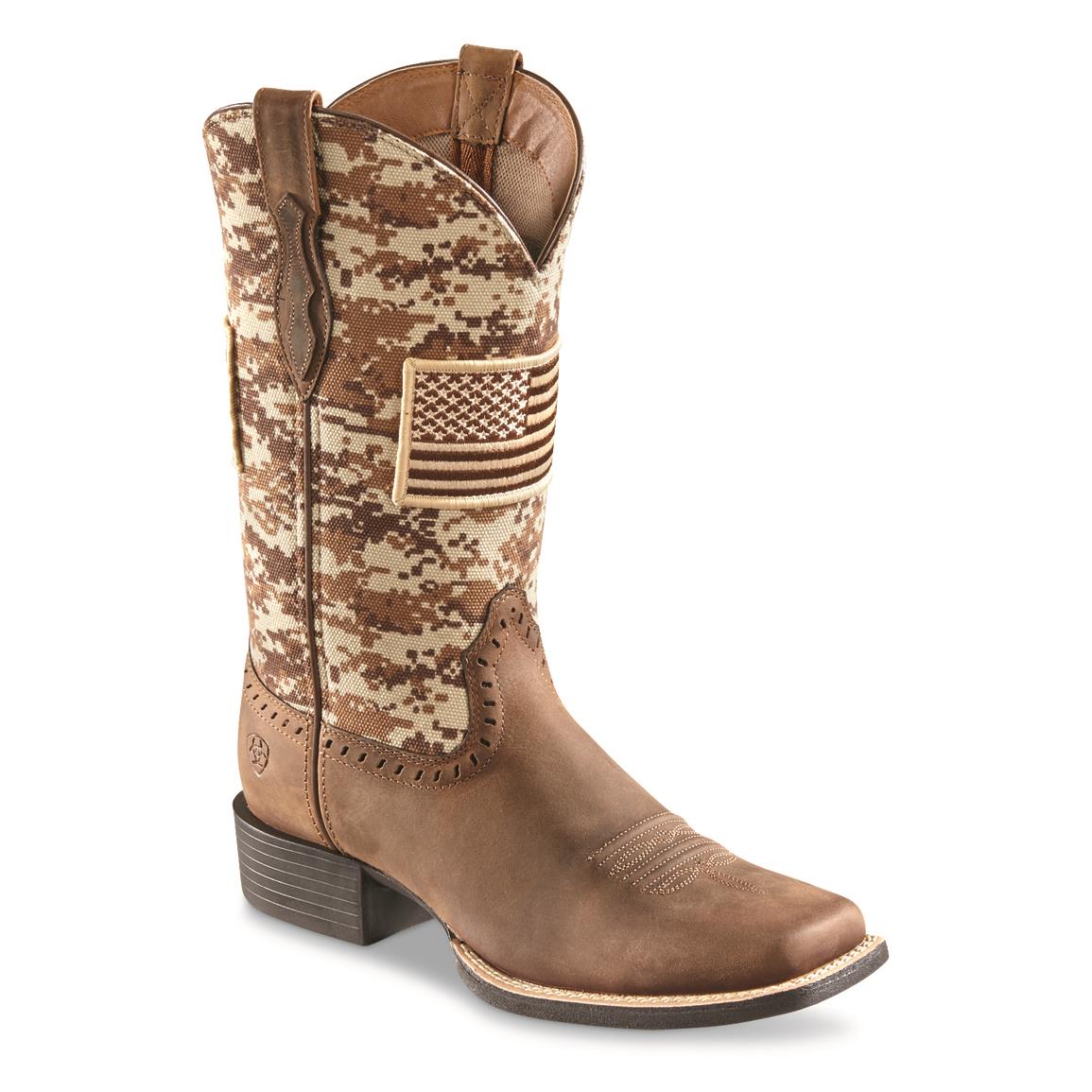 womens round toe western boots
