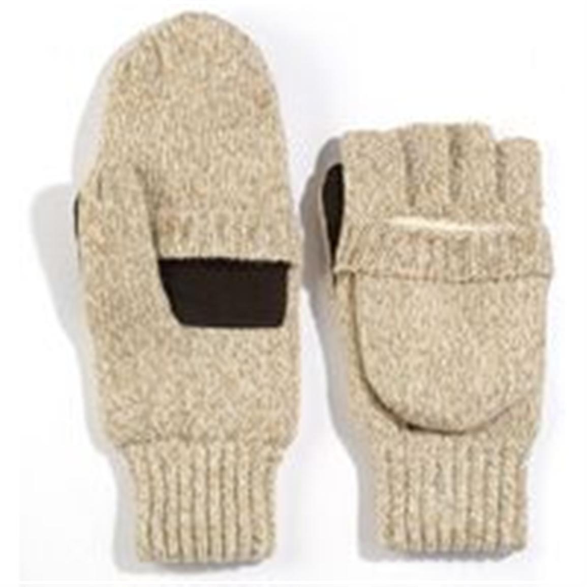 Igloos Mens Fleece Pop-Top Mitten Jacob Ash