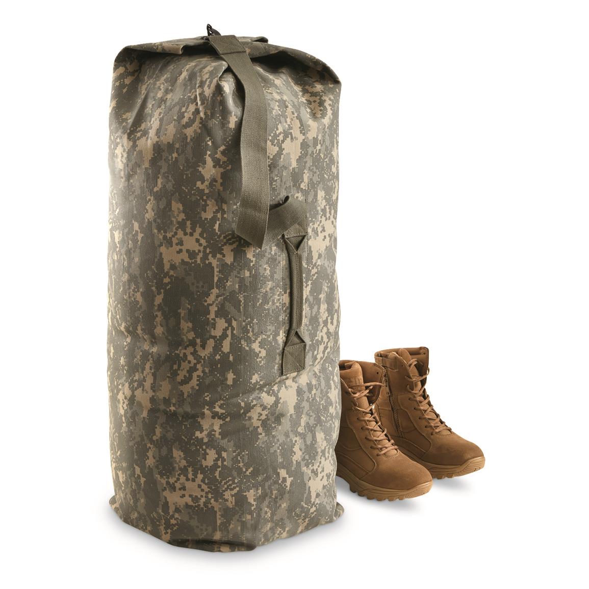 U.S. Military Canvas Duffel Bag, Reproduction - 706015, Military & Camo Duffle Bags at Sportsman ...