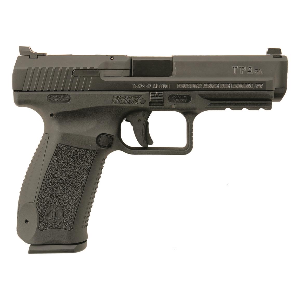 Century Arms Canik TP9SA, Semi-Automatic, 9mm, 4.46&quot; Barrel, 18+1 Rounds