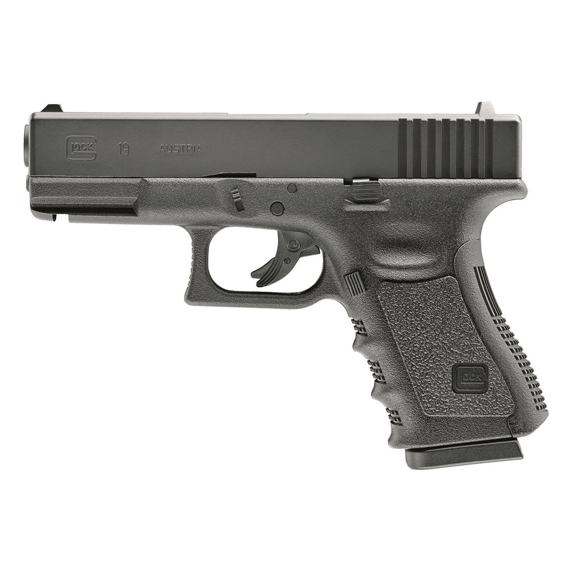 Umarex Glock 19 Gen3 CO2 Airgun, .177 Caliber - 706330, Air & BB ...